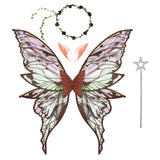Fairy Elf Costume Wings, Ears, Wand and Hair Wreath Sets