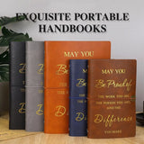 Teacher Colleague Employee Nurse Appreciation Gift 80 Sheets A5 Soft PU Leather Cover Loose-leaf Notebook