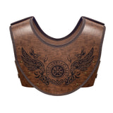Nordic Viking Phoenix Embossed Leather Chest Armour