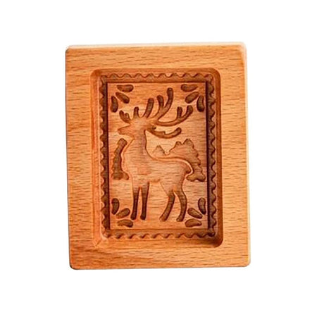Wooden Shortbread Mould Cookie or Clay Embossing Moulds