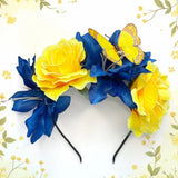 Butterfly Rose Floral Fascinators