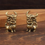 Copper Warcraft Demonic Sheep Figurine Tea Pet