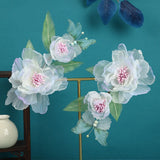 Silk Peony Hair Clip 1/2pcs Flower Hairpins Handmade Bridal Hair Accessories