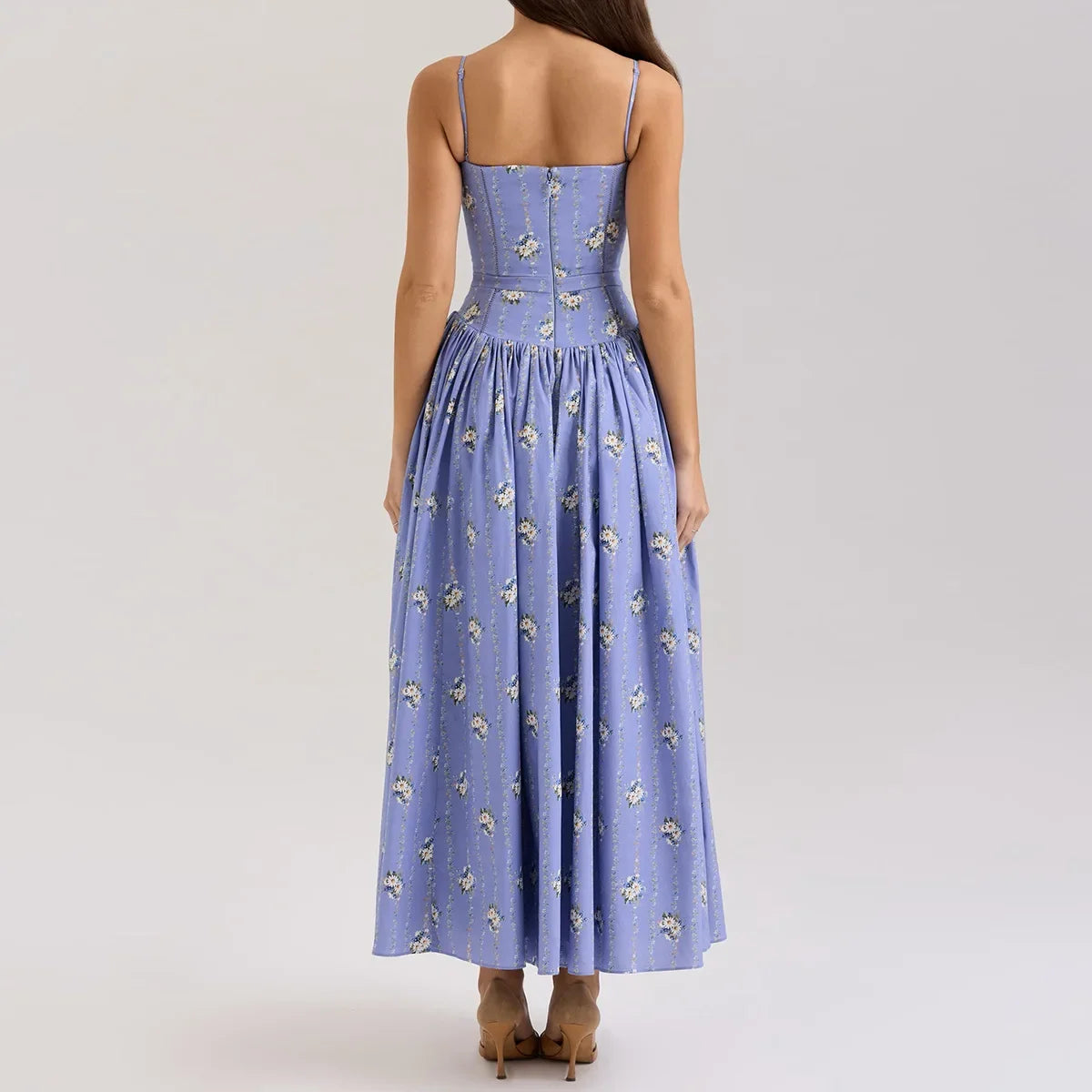 Olivietta's Floral Print Midi Sundress