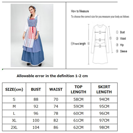 Beauty and the Beast Princess Belle Costume