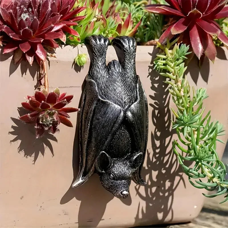 Hanging Bat Garden Decor Plant Pot Resin Figurines