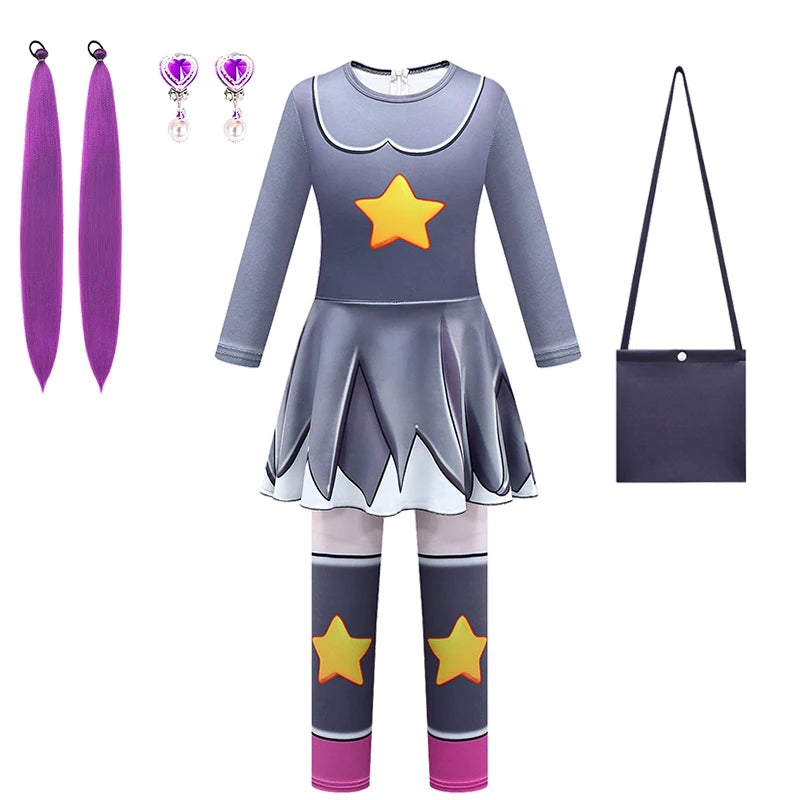 Adventure Game Bobi Time Lily Kids Clothes Halloween Cosplay Book Week Costumes Pretend Play