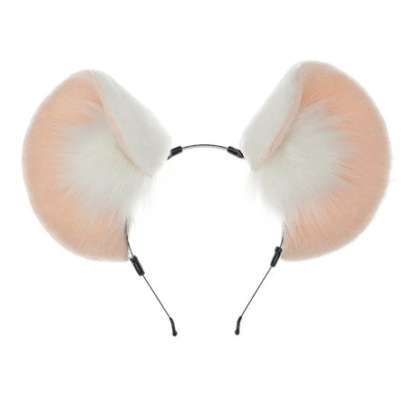 Plush Mouse Ears Headband Tea Party Mouse Costume