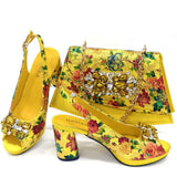 Spring Garden Party Shoes And Matching Bag Set