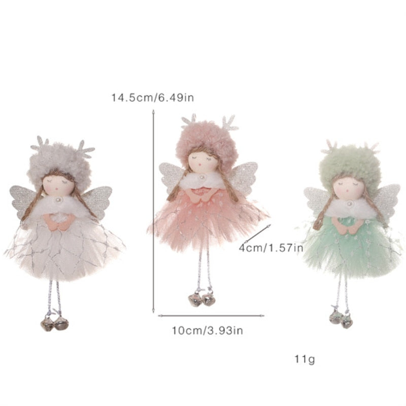Christmas Angel Doll Xmas Tree Ornaments