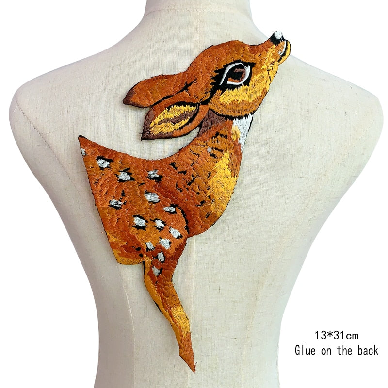 Doe, A  Deer Embroidery Appliqué Patch