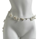 Multilayer Pearl Waist Chain Belt Body Jewellery