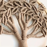 Tree of Life Macrame Wall Hanging Handmade Woven Boho Home Wall Decor