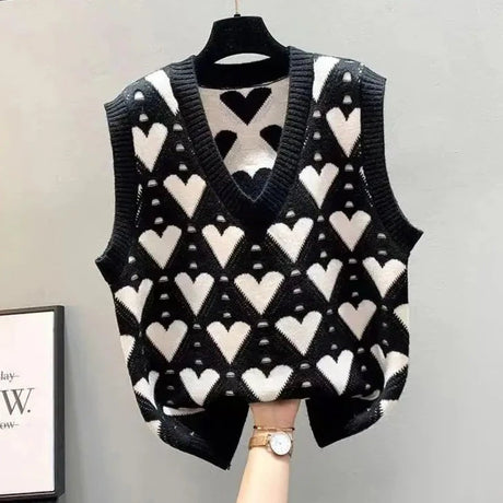 Love Heart Sweater Vest