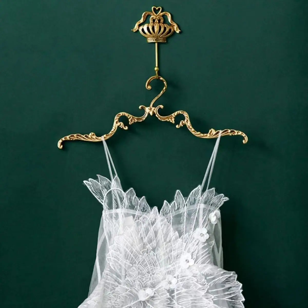 French Palace Style Solid Brass Clothes Hanger