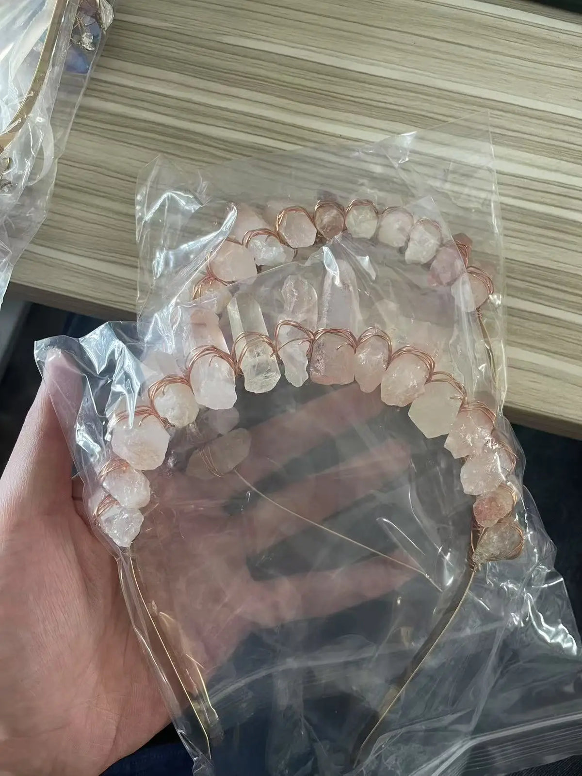 The Sun Goddess Raw Crystal Crown