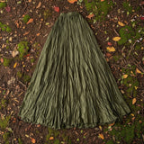 Crush Pleated Long Maxi Skirt Summer 15 Colours