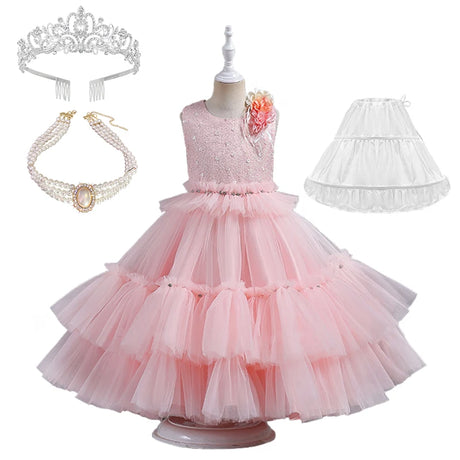 Cupcake Fluffy Tulle Tiered Party Dresses