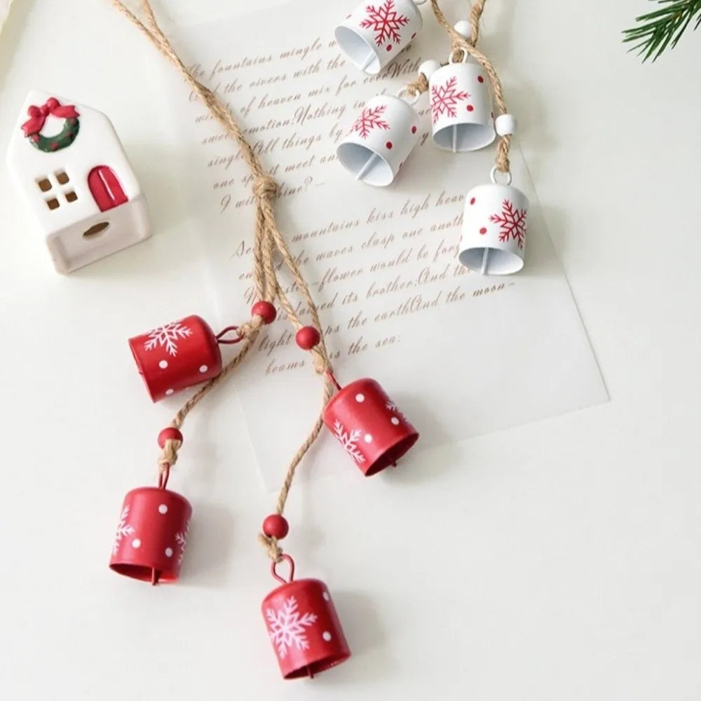 Christmas Bells String Iron Xmas Decoration