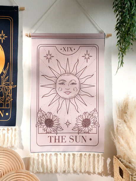Sun Moon Tarot Tapestry Hanging Wall Decor