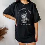 Alice in Wonderland Mad Hatter T-Shirt Book Lover Tees