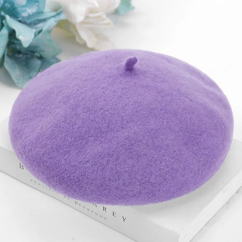 Wool Berets Autumn and Winter Soft Hats