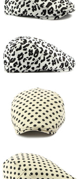 Winter Florals Cabbie Beret Caps