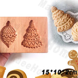 Wooden Cookie Moulds Baking Tools Christmas Easter