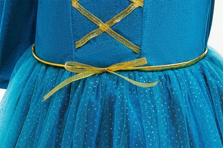 Halloween Cosplay Brave Princess Merida Dress Girls Costumes