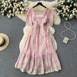 Lilou's Vintage French Inspired Lace Embroidery Sundress