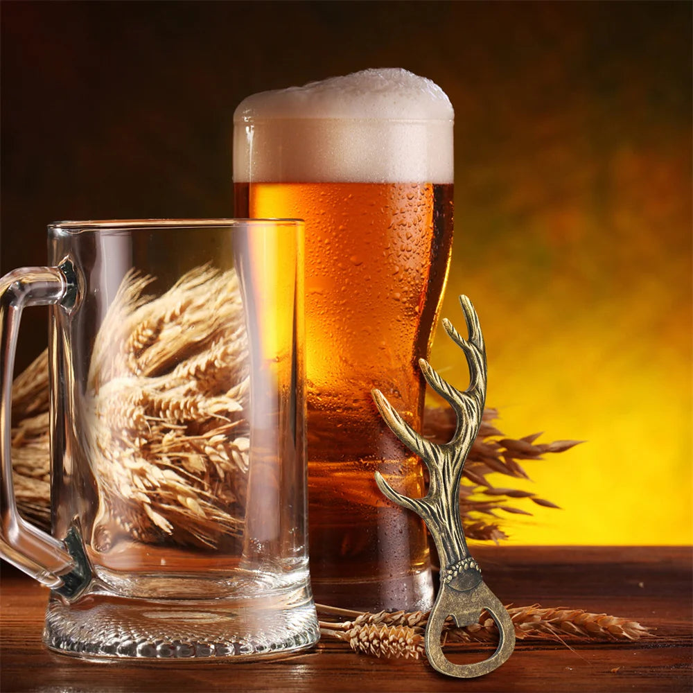 Elk Antler Beer Bottle Openers