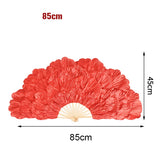 Peony Petal Fan Performance Dance Fan Double Sided