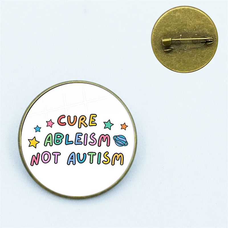 Neurodiversity Autistic Pins Badges