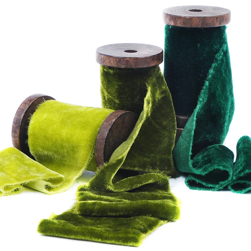 4CM*1m Velvet Ribbons Handmade Gifts Wrapping DIY Crafts