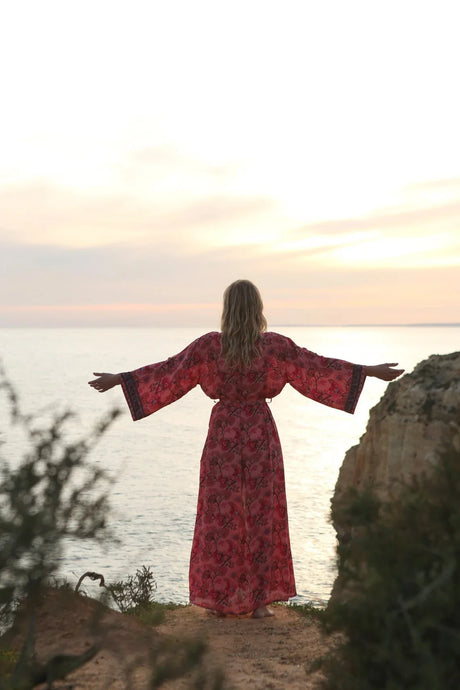 Charmy's Cover-up Long Kimono Robe