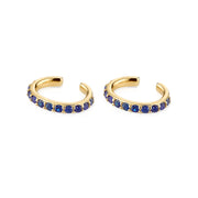 Colourful Zircon Gold Stud Earrings Mix'n'Match