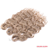 Ombre Rainbow 24 Inch Synthetic Hair Wave Braiding Hair Extensions
