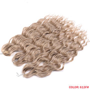 Ombre Rainbow 24 Inch Synthetic Hair Wave Braiding Hair Extensions