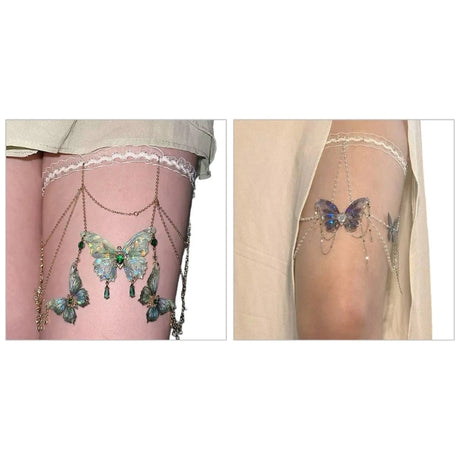 Butterfly Tassels Thigh Chain