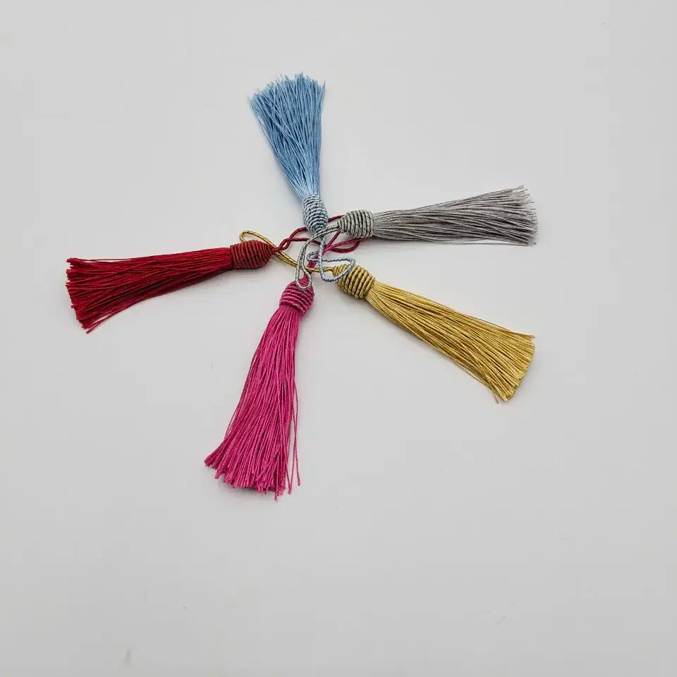 2-50pcs/lot 15cm Hanging Rope Silk Tassels Fringe Sewing Bang Tassel Trim Key Tassels for DIY Embellish Curtain Accessories
