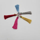 2-50pcs/lot 15cm Hanging Rope Silk Tassels Fringe Sewing Bang Tassel Trim Key Tassels for DIY Embellish Curtain Accessories