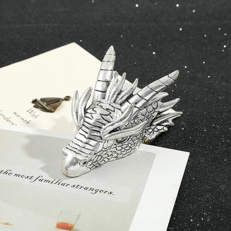 Dragon Head Metal Bookmarks for Book Lovers
