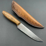 5 Inch Utility Knife With Cover 67 Layer Damascus Steel Blade Wood Handle Sharp Chef Paring Kitchen Knives Cooking Tools