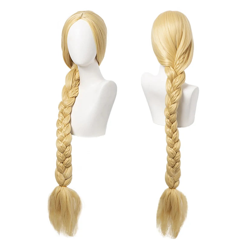 Girl's Princess Wigs Halloween Costumes Rapunzel Disguised Little Mermaid Elsa Aurora Snow White
