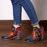 Tabby's Genuine Leather Ankle Boots