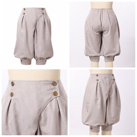 Horseman Poet Pants Medieval Renaissance Cosplay Costume Bloomers Trousers