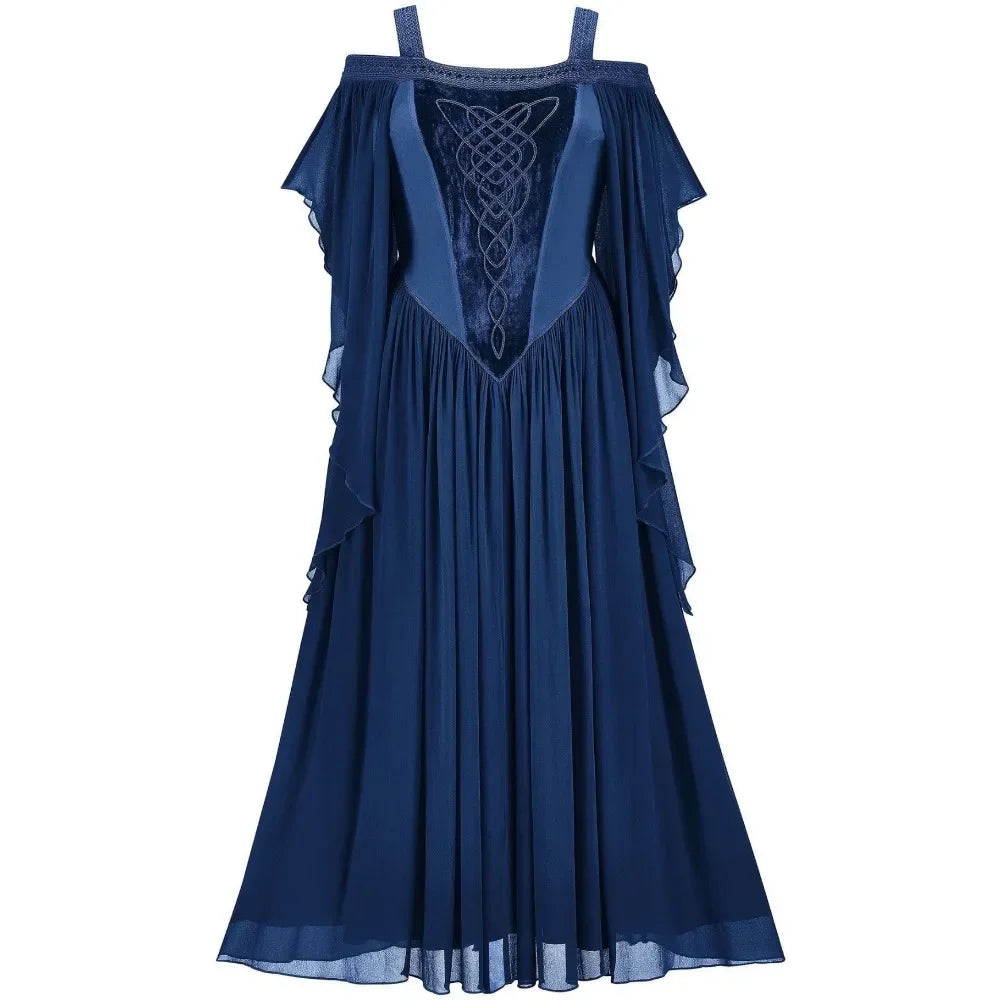 Medieval Fae Elf Dress Cosplay Costumes