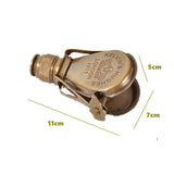 Antique Replica Brass Monocular Desktop Ornament Mini Telescope Brass Home Decor