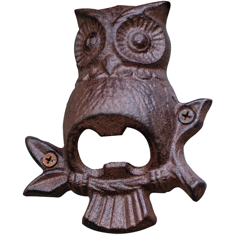 Woodland Owl Cast Iron Bottle Opener