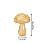 Mushroom Glass Vase Plant Hydroponic Terrarium Vase